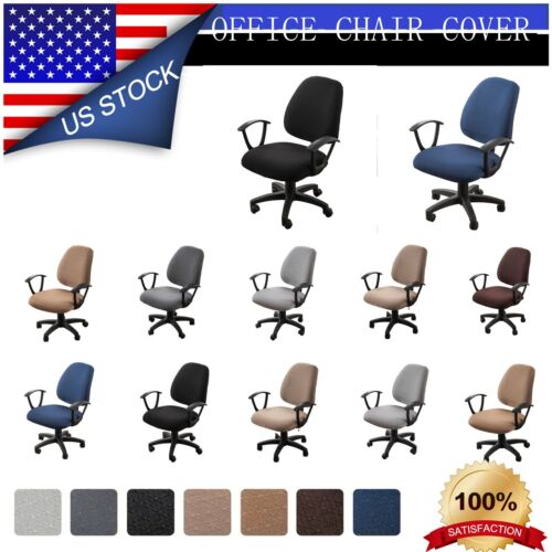 Office Chair Cover Stretch Computer Seat Covers Slipcover Elastic Protector