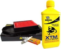 Service Bardahl XTM 5W40 Luftfilter Kerze Kymco People One 125 2013 2014