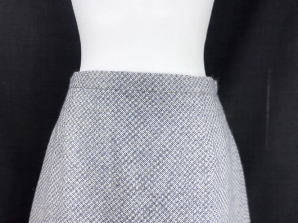 Auténtica falda larga de lana de alpaca vintage de los 80 Aquascutum para mujer talla US 8 UK 10 Foto 3 de 4