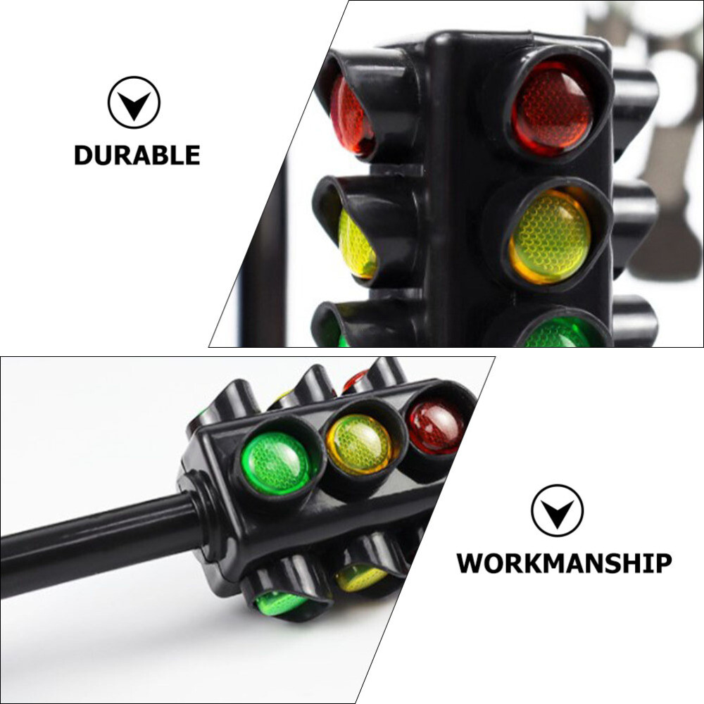 10PCS Traffic Light Decor Stop Light Decor Traffic Light Toy Toy