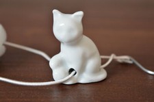 Tropfenfänger Porzellan Katze m. Ball WIE ZU OMAS ZEITEN für Kaffekanne Teekanne