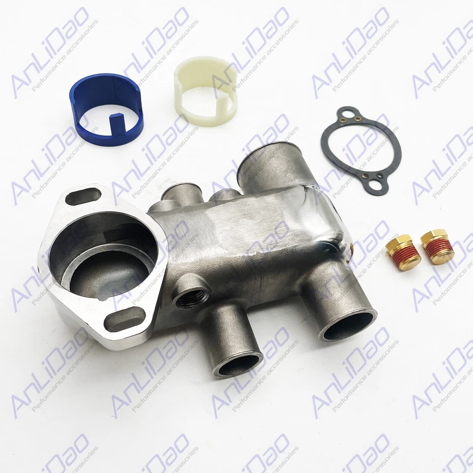 Stainless Steel Thermostat Housing Kit Repl Mercruiser 18-1989 861006A 87290A4 - image 4 of 4
