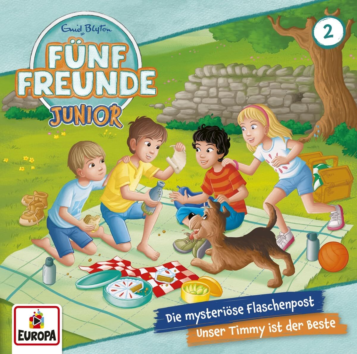 Fünf Freunde Ju FOLGE 2: Die mysteriöse Flaschenpost/Unser Timmy ist der B (CD)