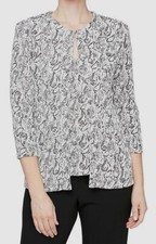 Alex Evenings Women's Gray Glitter 2-Piece Jacket Top Set Petite Size LP