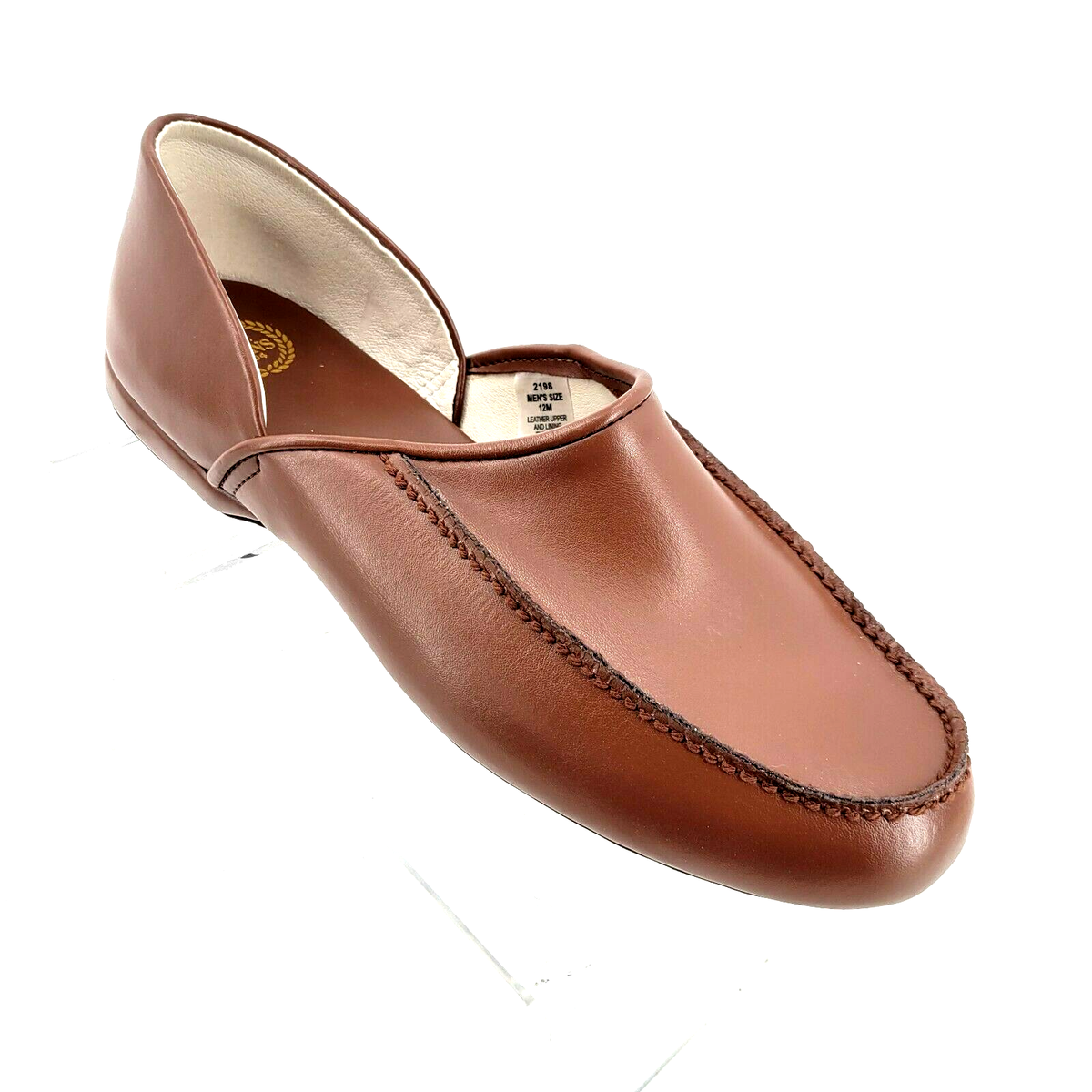 L.B. Evans Chicopee Mocccasin Mens 12 Slippers Casual 