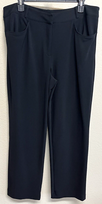 R※I Boston Proper Beyond Travel Pant Size L Straight Leg Black