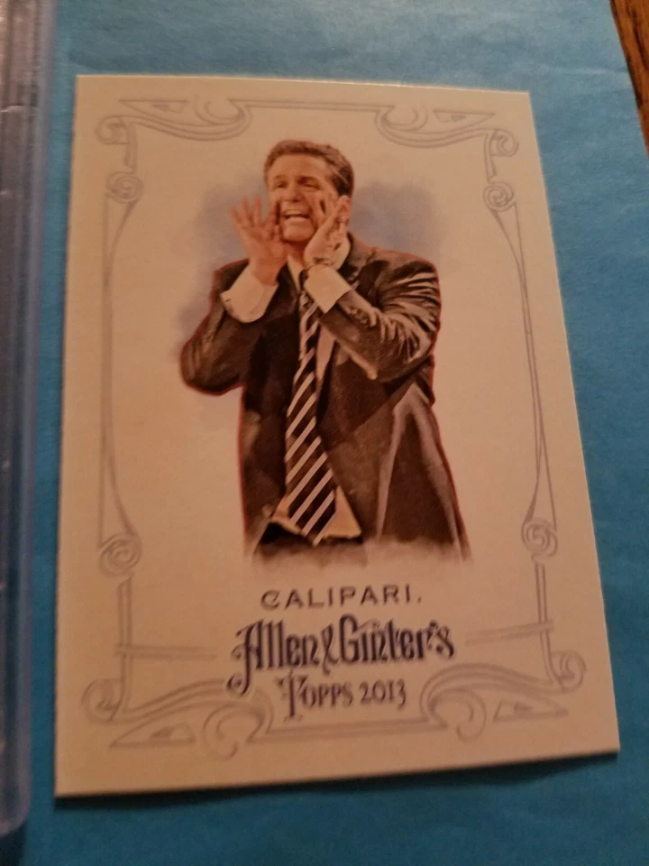 JOHN CALIPARI PSA /DNA CERTIFIED AUTOGRAPH AUTO & ALLEN & GINTER CARD ARKANSAS - Image 3 of 4