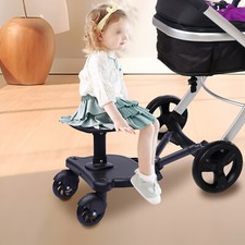 Glider Board Baby Stroller Kid Board Buggy Wheeled Board with Detachable Seat