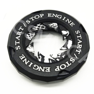  Car Engine Start Stop Push Button Cover Trim Skull Head Protector Accessories