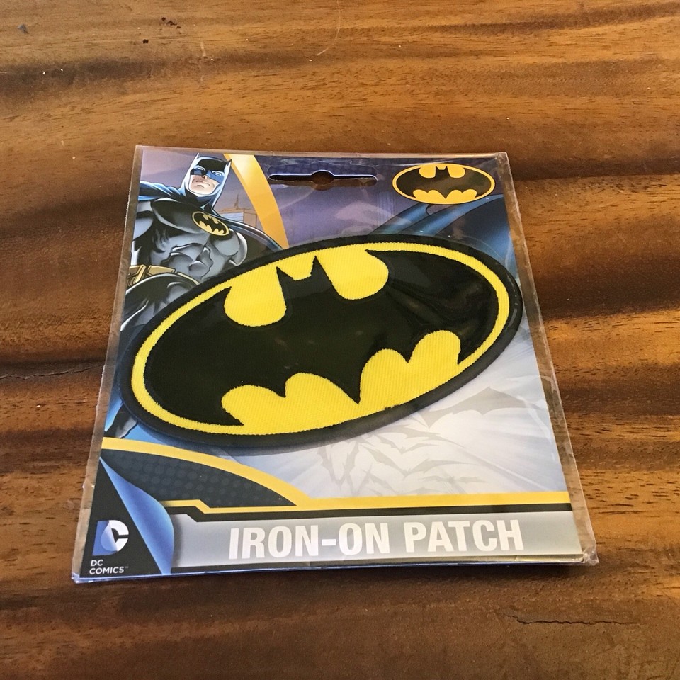 DC Comics Batman Emblem IronOn Patch NEW Canadian Seller eBay