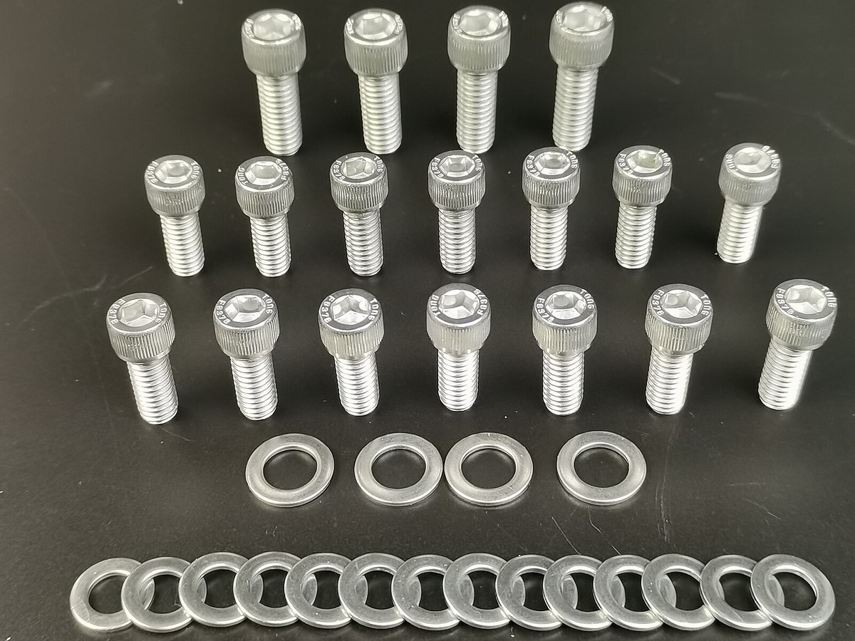 Smileracing Stainless Steel Small Block Engine HEX Bolt Kit Replacement For SBC - View #2