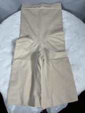 Spanx Higher Power Panty Mid Thigh Shaper 112121 Beige Nude Size Small New