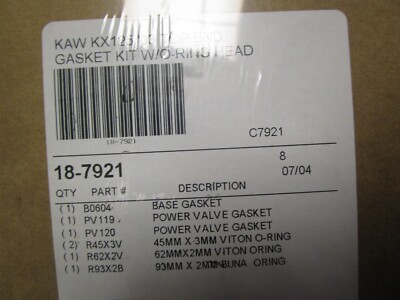 Cometic Kawasaki KX 125 gasket kit new C7921 | eBay