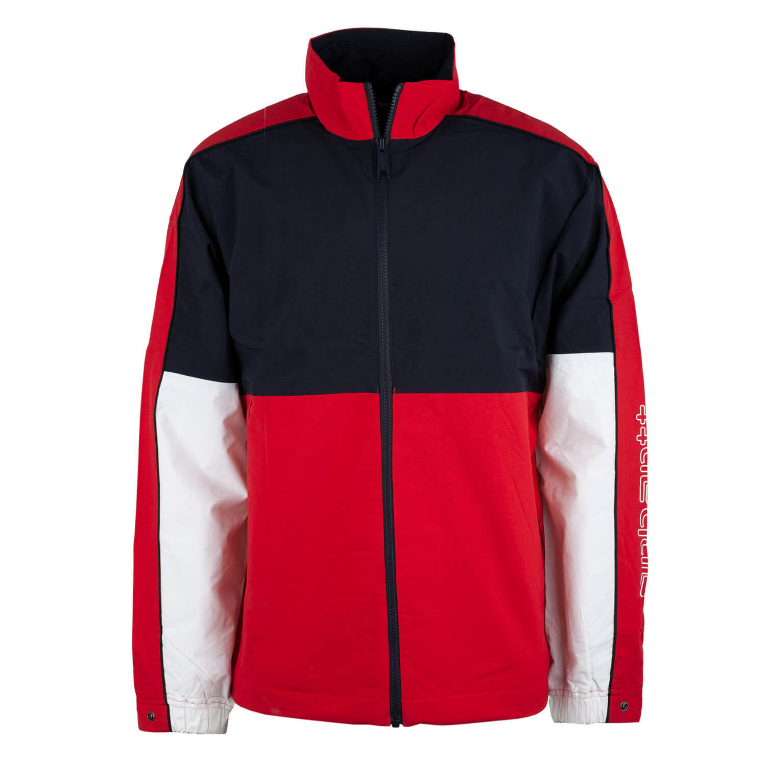 Куртка Carhartt WIP Terrace Trainer Jacket красная/темно-синяя куртка для тренировок в стиле Олдскул