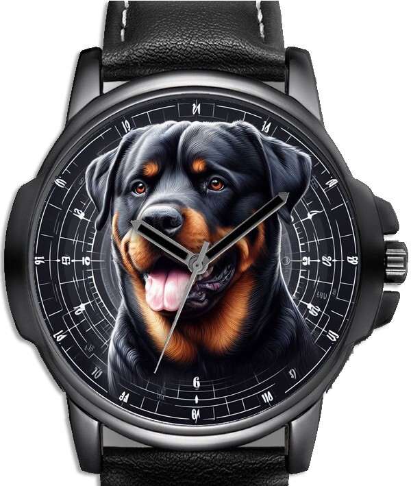 Proud Rottweiler Pet Dog Unisex Wrist Watch UK Fast Shipping