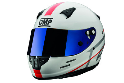 CASCO INTEGRALE BIANCO KART KARTING OMP RACING KJ 8 EVO SC790E OMOLOGATO  CMR | eBay