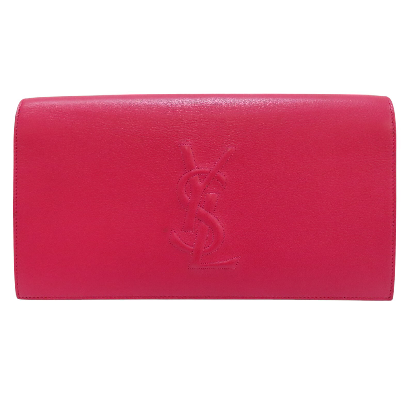 Borsa pochette SAINT LAURENT Belle De Jour pelle di vitello rosa 361120