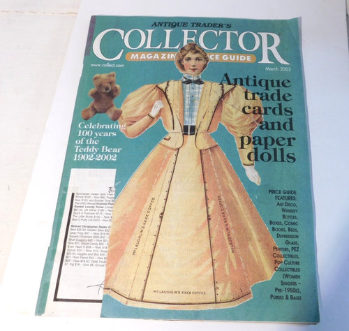 Antique Trader's Collector Magazine - features trading cards and paper dolls