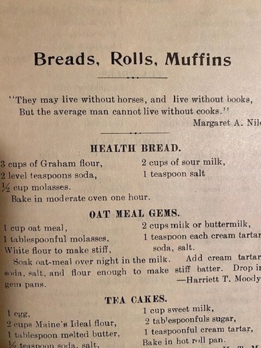 Rare 1925 'REBEKAH COOK BOOK,' REBEKAH LODGE, No. 62 1.00.F. WINTERPORT, MAINE - Picture 5 of 5