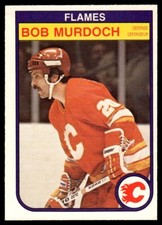 1982-83 O-Pee-Chee Hockey Card Bob Murdoch Calgary Flames #53 NM