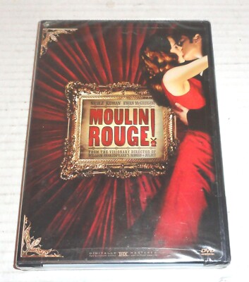 Moulin Rouge! Widescreen Edition DVD Nicole Kidman, Ewan McGregor NEW, Sealed