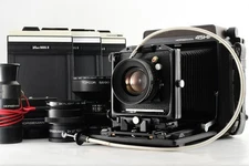 【MINT】 Horseman 45 HF, LF Topcor 90mm 150mm F5.6 300mm Teleconverter From JAPAN