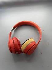 GENUINE Beats by Dr Dre Solo3 A1796 Wireless Headphones PRODUCT RED Citrus Red