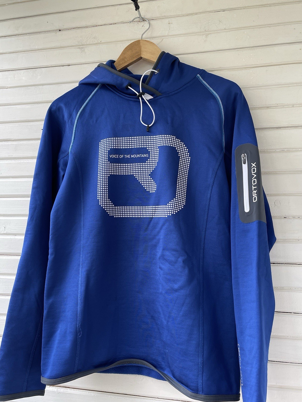 ARC'TERYX Felpa uomo Ortovox piccola blu giacca lana merino interno outdoor felpa