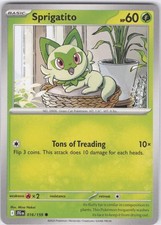 2025 Sprigatito Common SV09: Journey Together 016/159 NM Normal LP-NM