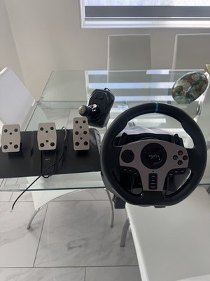 PXN Racing Wheel Controller Set w/ Pedals & Shifter, Wired USB for PC