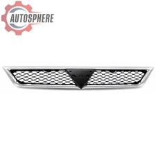 Sherman Parts 3737-99-1 Black Chrome Grille For Mitsubishi Lancer 2008-2015