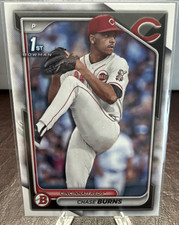 Bowman 2024 Draft Chase Burns #BD-55 Reds 1st Bowman Rookie Base
