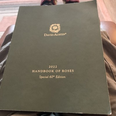 David Austin 'Handbook of Roses' 2022, Special 60th Edition, book, catalogue.