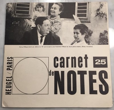André Jolivet, Pierre Hasquenoph, Darius Milhaud - Carnet De Notes 2 Vinyl 59231