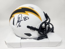 Antonio Gates Signed Los Angeles Chargers Lunar Eclipse Mini Helmet BAS COA BUF