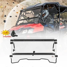 KEMIMOTO Flip Windshield Vented Scratch Resistant for Honda Pioneer 700 2014-25