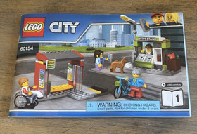 LEGO CITY: Bus Station (60154) 100% Complete w/ Minifigures, Box, Manuals