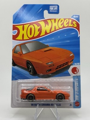 2026 Hot Wheels '89 Mazda Savanna RX-7 FC3S Orange W/ REAL RIDERs