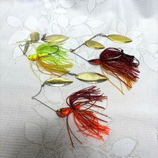 Used Spinnerbait 3 Piece Set Bulk Sale
