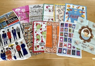 Vintage Tea Towels Lot of 12 Tammis Keefe Faith Austin Calendar Calorie