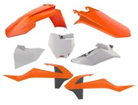 Polisport Plastikkit Passt An Ktm SX85 Gasgas MC85 Ab18 Orange/Weiß/Schwarz