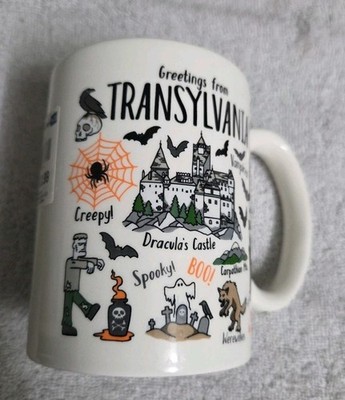  Greetings From Transylvania  Coffee Mug by Haunted Holiday 
