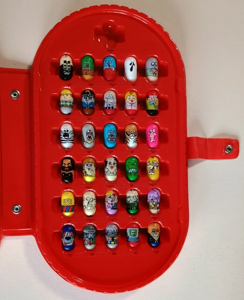 JUEGO COMPLETO VINTAGE EE. UU. MIGHTY BEANZ SERIE 1-60 EN ESTUCHE OFICIAL DE COLECCIONISTA Foto 3 de 4