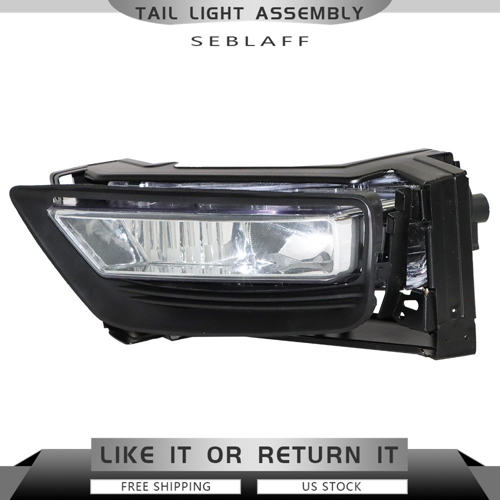 Front Left+Right Fog Lights+Switch Kits For Honda Accord Sedan 4Dr 2013-2015