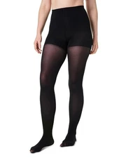 Spanx Shorty Shaping Black Tights Size: A