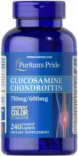 Puritan's Pride Glucosamine Chondroitin 750 mg/600 mg - 240 Caplets