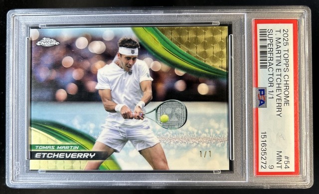 2025 Topps Chrome Tomas Martin Etcheverry Superfractor #1/1 PSA 9