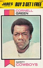 1973 Topps #344 Cornell Green Vintage Football Card