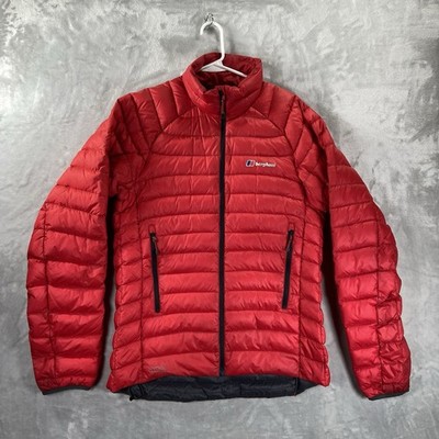Berghaus Puffer Jacket mens Medium Hydro Down 700 Fill Insulated Pertex Full Zip