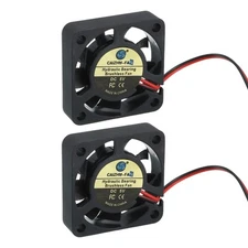 2 Pcs 3D Printer 4010 Cooling Fan, 5V 5000RPM 40x40x10mm Hydraulic Bearing